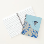 bergbeklimmer, bergen, extreme sport notitieboek (Binnen)