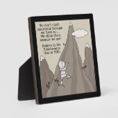 bergbeklimmer fotoplaat (Voorkant)