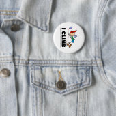 bergbeklimmer ik klimt  ronde button 5,7 cm (In situ)