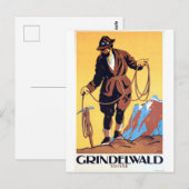 Bergbeklimmer in Grindelwald, Zwitserland Briefkaart (Voorkant / Achterkant)