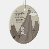 bergbeklimmer keramisch ornament (Rechts)