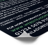 Bergbeklimmer, klimmen en wandelen, avontuur poster (Hoek)