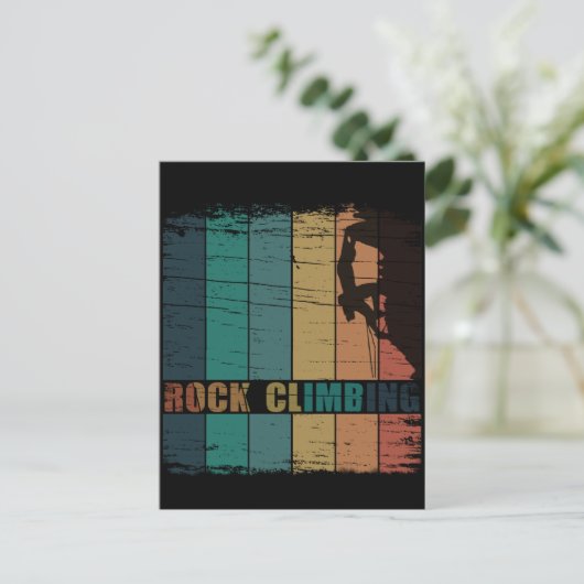 Bergbeklimmer  klimmer briefkaart (Staand voorkant)
