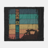 Bergbeklimmer  klimmer fleece deken (Voorkant (Horizontaal))