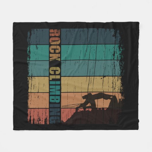 Bergbeklimmer  klimmer fleece deken (Voorkant (Horizontaal))