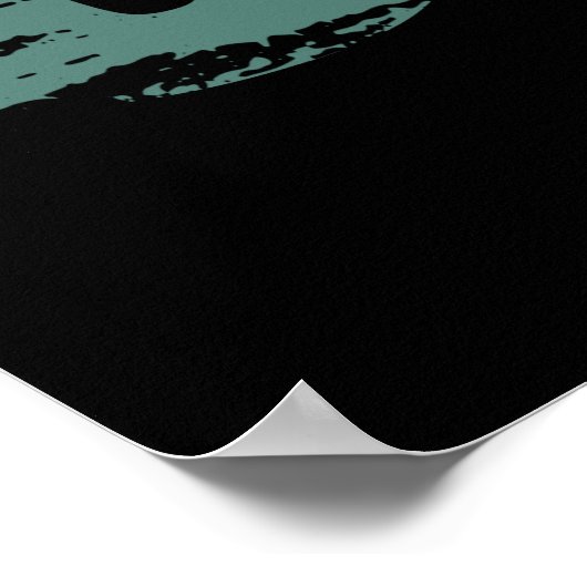 Bergbeklimmer  klimmer poster (Hoek)