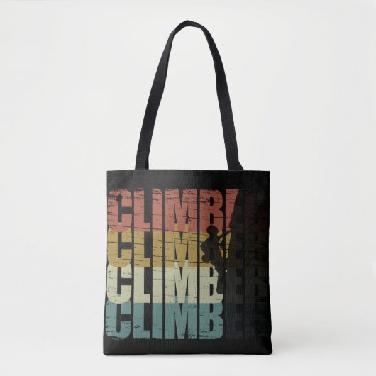 Bergbeklimmer  klimmer tote bag (Voorkant)