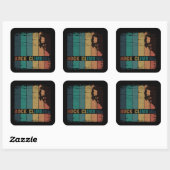 Bergbeklimmer  klimmer vierkante sticker (Vel)