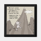 bergbeklimmer magneet (Voorkant)