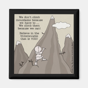 Bergbeklimmer Magneet