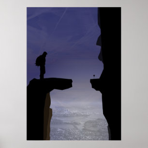 bergbeklimmer poster