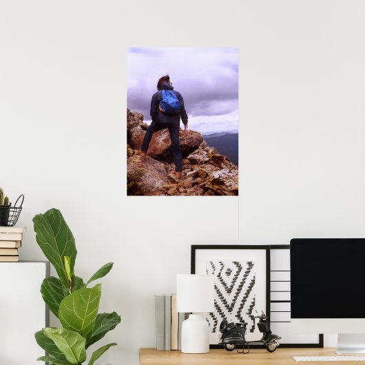 bergbeklimmer poster (Thuiskantoor)