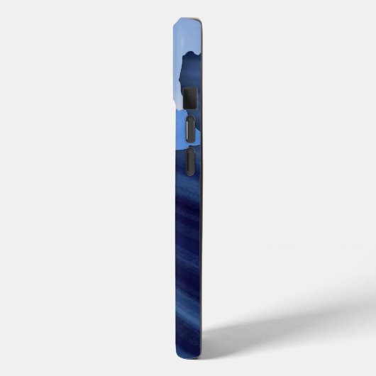 Bergbeklimmer Silhouet en Mtns Case-Mate iPhone Case (Achterkant / Links)