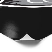 bergbeklimmer teken perfect poster (Hoek)