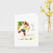 bergbeklimmer Valentijn Kaart (Gele Bloem)