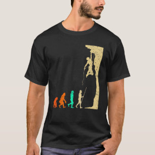bergbeklimmer van Bouldering-motif T-shirt