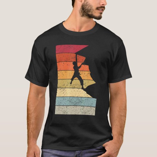 bergbeklimmer van het type Bouldering 2 T-shirt (Voorkant)