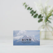 bergbeklimmer visitekaartje (Staand voorkant)