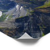 Bergbeklimmerij in de Zwitserse alpen Poster (Hoek)