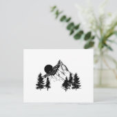 Bergbeklimmering | Hiking Hobby Hikers Mountain Gi Briefkaart (Staand voorkant)