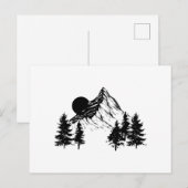 Bergbeklimmering | Hiking Hobby Hikers Mountain Gi Briefkaart (Voorkant / Achterkant)