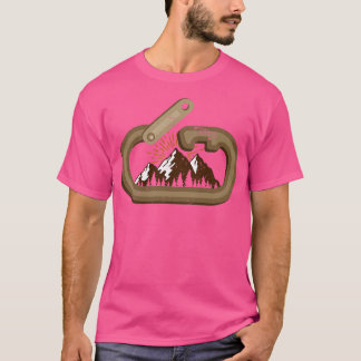 Bergbeklimmering in de openlucht t-shirt