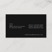 Bergbeklimmering Visitekaartje (Achterkant)