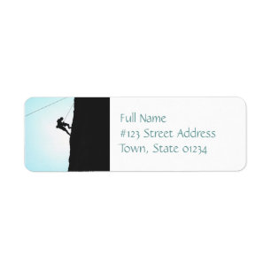 Bergbeklimmerlabels Etiket