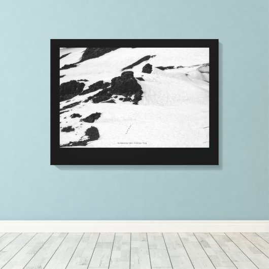Bergbeklimmers Canvas Afdruk (Insitu (Houten vloer))