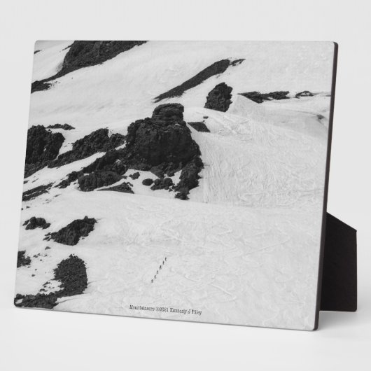 Bergbeklimmers Fotoplaat (Zijkant)