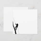 Bergbeklimmeruitnodiging Kaart (Voorkant / Achterkant)