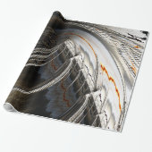 Bergbeklimming Brago-Mitchell Fine Fractal Art Cadeaupapier (Uitgerold)