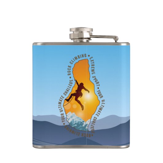 bergbeklimming | heupfles (Achterkant)