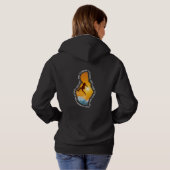 bergbeklimming | Hoodie voor dames (Achterkant volledig)