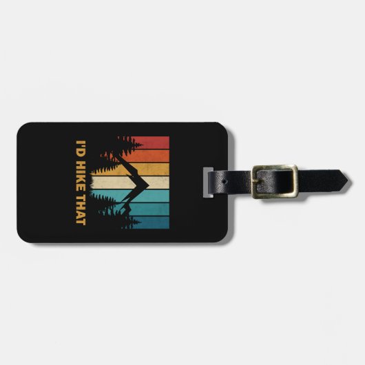 bergbeklimming... ik zou dat avontuur ophelderen bagagelabel (Voorkant horizontaal)