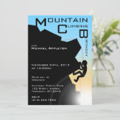 Bergbeklimming op zaterdag kaart (Staand voorkant)