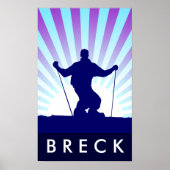 bergbeklimming poster (Voorkant)