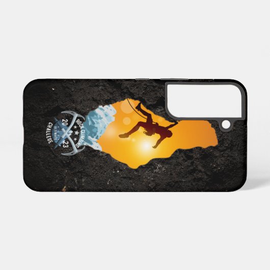 bergbeklimming | samsung galaxy hoesje (Achterkant horizontaal)