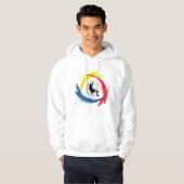 Bergbeklimming Tricolor Emblem Hoodie (Voorkant volledig)