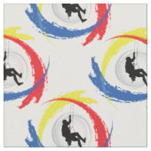 Bergbeklimming Tricolor Emblem Stof (Close Up)