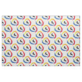 Bergbeklimming Tricolor Emblem Stof (Fat Quarter)