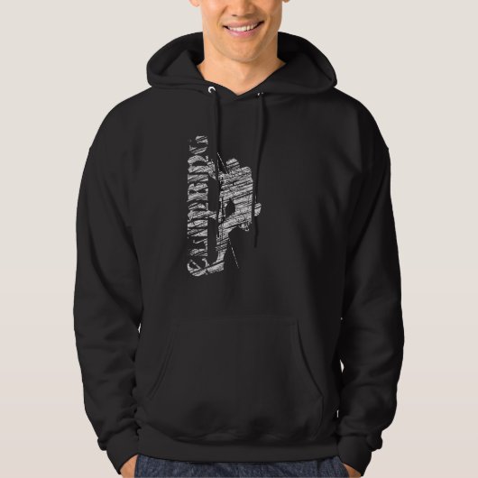 bergbeklimming van het silhouet 3 hoodie (Voorkant)