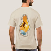 bergbeklimming | Volwassene T-shirt (Achterkant)