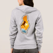 bergbeklimming | Vrouwen Full-zip Hoodie (Achterkant)