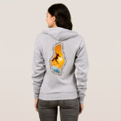bergbeklimming | Vrouwen Full-zip Hoodie (Achterkant volledig)