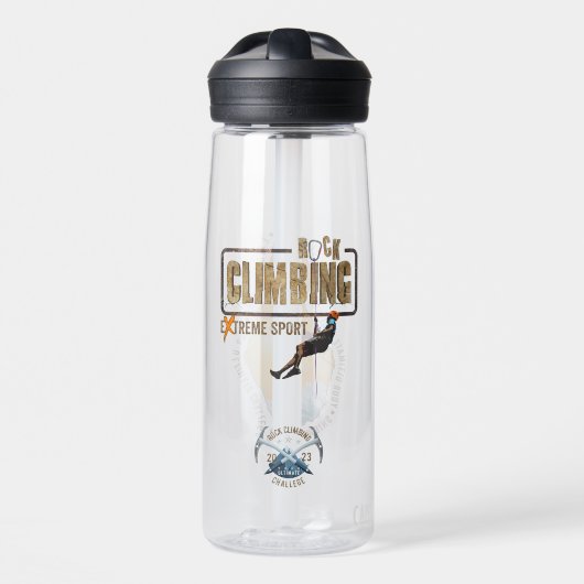 bergbeklimming | waterfles (Voorkant)