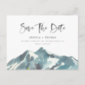 Bergbekroop sparen het Briefkaart van de Datum (Voorkant)