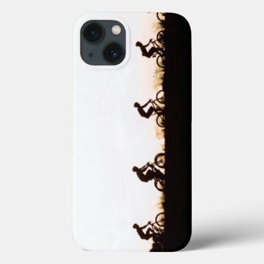 Bergberbike Riders maken hun weg over de dam Case-Mate iPhone Case (Achterkant)