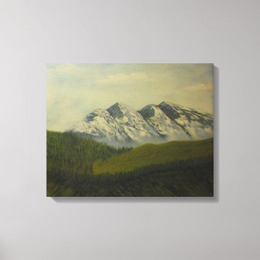 Bergbereik Canvas Afdruk (Voorkant)