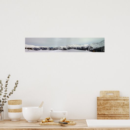 Bergbereik Poster (Keuken)